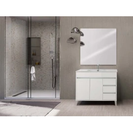 Mobile bagno Feridras Mondo 2.0 102 cm bianco laccato