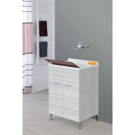 Mobile lavatoio Stella Feridras 60 cm grigio