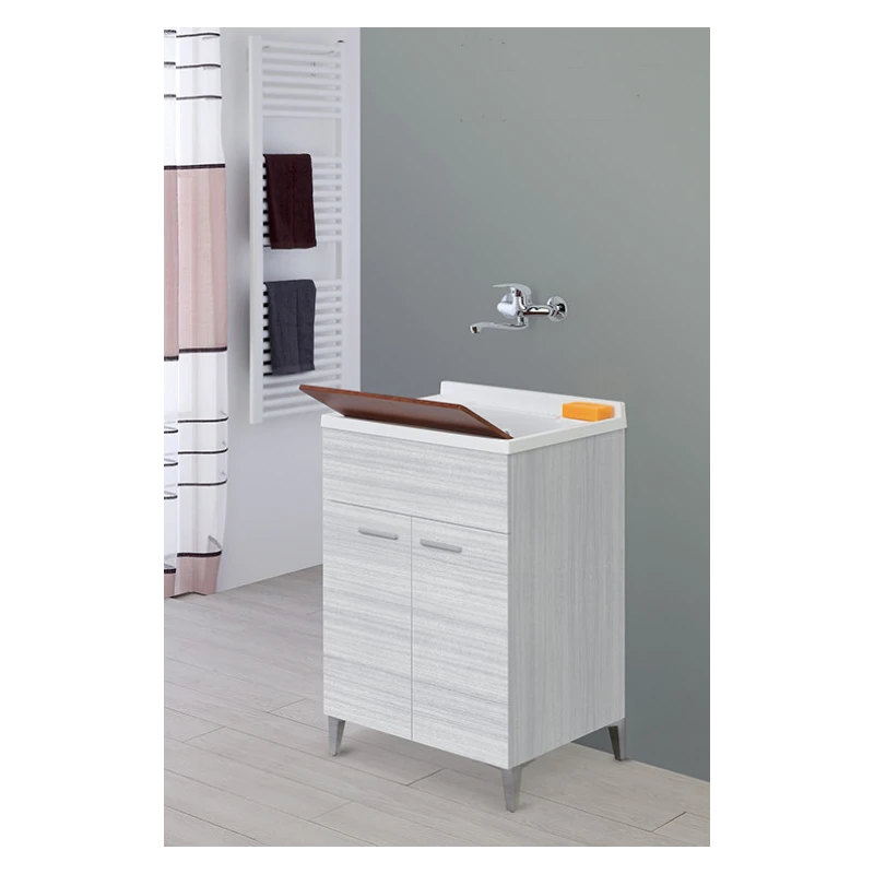 Mobile lavatoio Stella Feridras 60 cm grigio