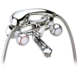 Rubinetto vasca esterno con doccia - serie 1000-2000 Remer 01EX