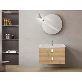 Mobile bagno Feridras Bravissimo 80 in rovere riviera