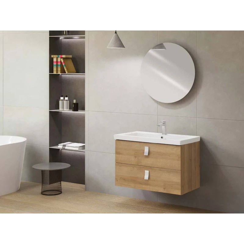 Mobile bagno Feridras Bravissimo 80 in rovere riviera