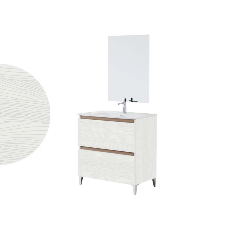 Mobile bagno Revital Feridras 80 cm elegante e compatto