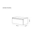 Cassettone Revital Feridras 80 cm Riviera