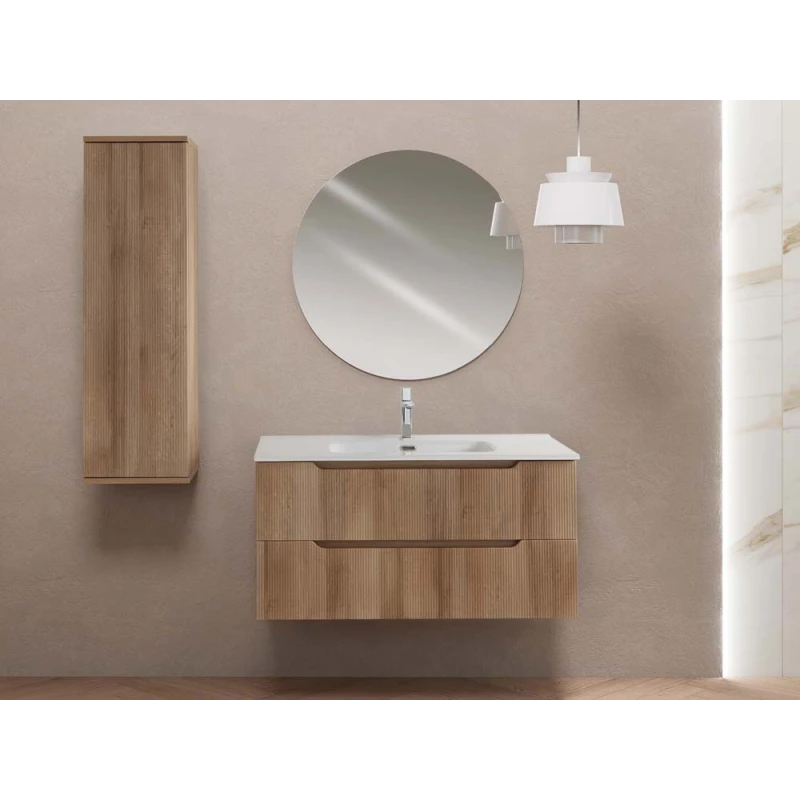 Composizione bagno Kannè Feridras 100 cm rovere riviera
