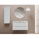 Mobile bagno Feridras Kannè 100 cm bianco cannettato