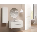 Mobile bagno Feridras Kannè 100 cm bianco cannettato