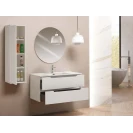 Mobile bagno Feridras Kannè 100 cm bianco cannettato