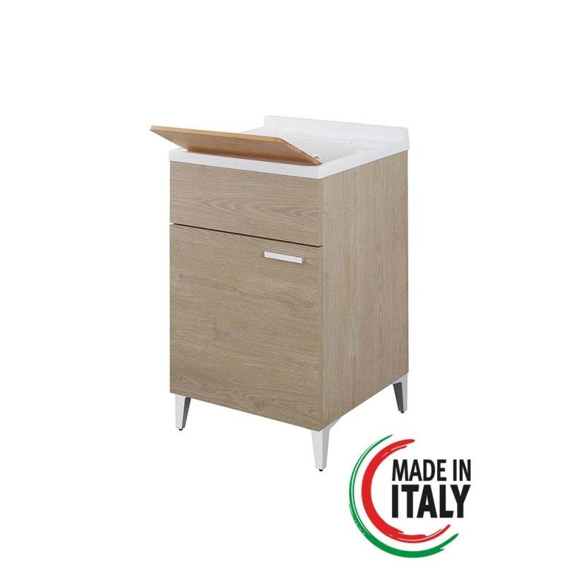 Mobile lavatoio Feridras 50 cm in rovere dolomite