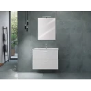 Feridras Greta 80 cm - Mobile bagno sospeso bianco lucido
