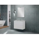 Feridras Greta 80 cm - Mobile bagno sospeso bianco lucido