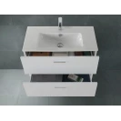 Feridras Greta 80 cm - Mobile bagno sospeso bianco lucido