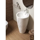 Lavabo freestanding Feridras marmorizzato 50 cm