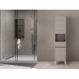 Colonna bagno Mondo 2.0 Feridras in rovere chiaro