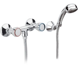 Rubinetto esterno per doccia, con doccia duplex - serie 1000-2000 Remer 39EX