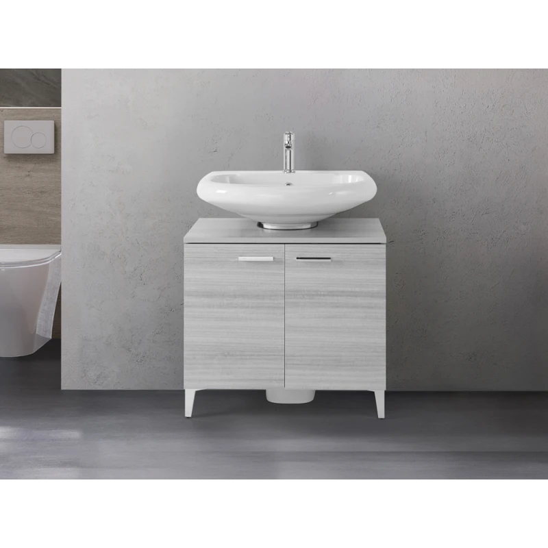 Mobile sottolavabo Feridras Stella 70 cm grigio
