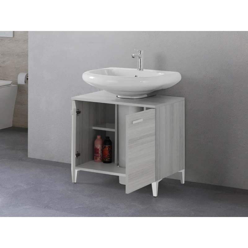 Mobile sottolavabo Feridras Stella 70 cm grigio