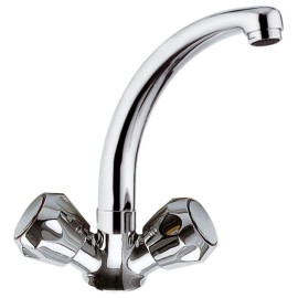 Rubinetto lavello modello tipo corto - serie 1000-2000 Remer 43CEX