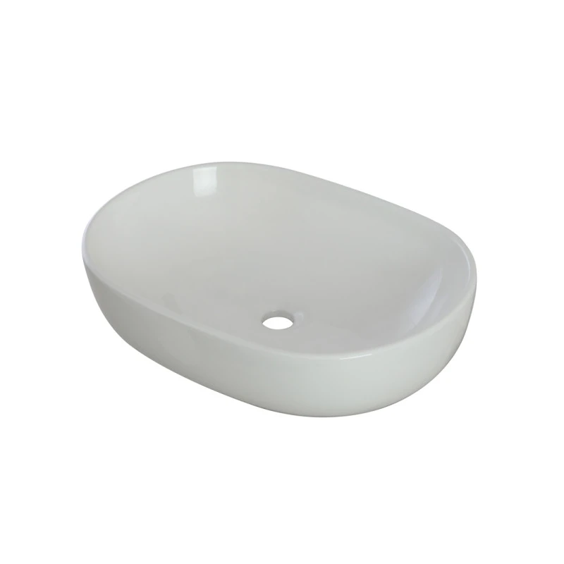 Lavabo da appoggio Feridras 60 cm in ceramica
