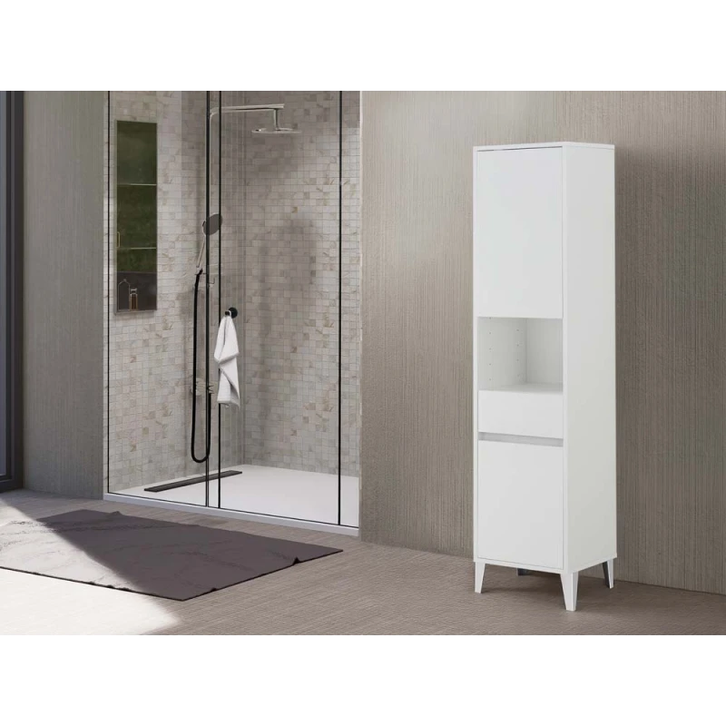 Colonna bagno Feridras Mondo 2.0 bianco laccato L40xH183
