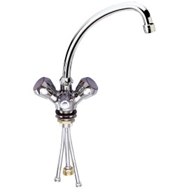 Rubinetto lavello con deviatore lavastoviglie - serie 1000-2000 Remer 46EX