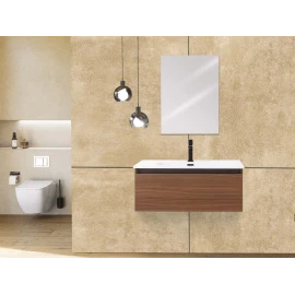 Mobile sospeso Revital Feridras 80 cm in noce canaletto