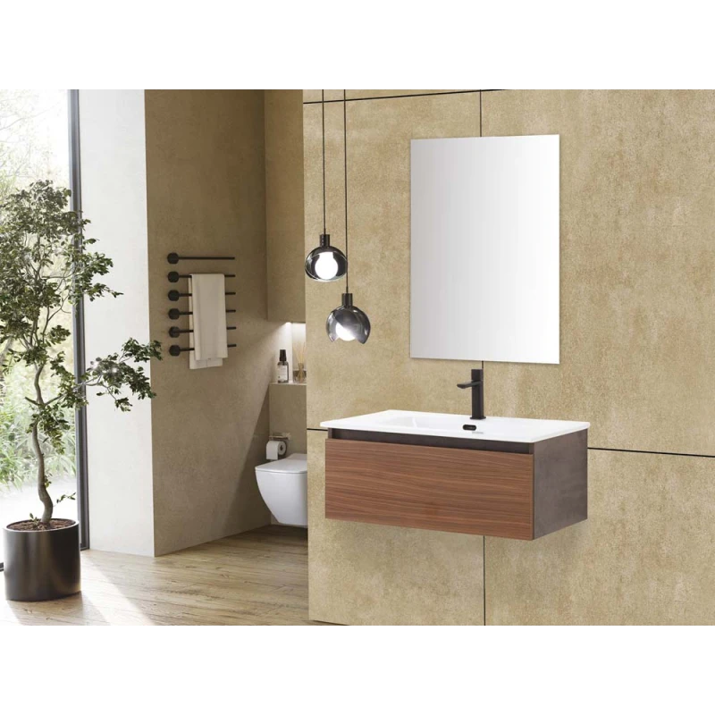 Mobile sospeso Revital Feridras 80 cm in noce canaletto
