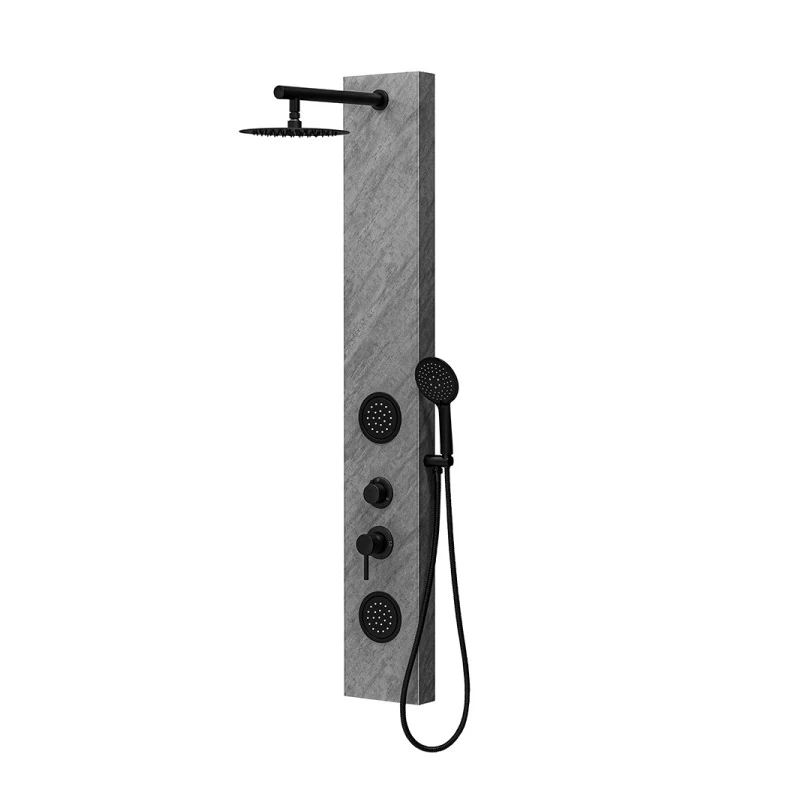Colonna doccia Feridras Black Stone 150 cm