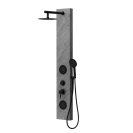 Colonna doccia Feridras Black Stone 150 cm