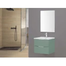 Mobile bagno Feridras Rialto 60 cm verde con lavabo