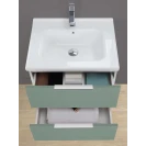 Mobile bagno Feridras Rialto 60 cm verde con lavabo