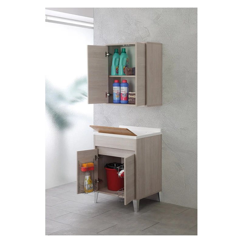Mobile lavatoio Feridras Mondo 2.0 in rovere chiaro