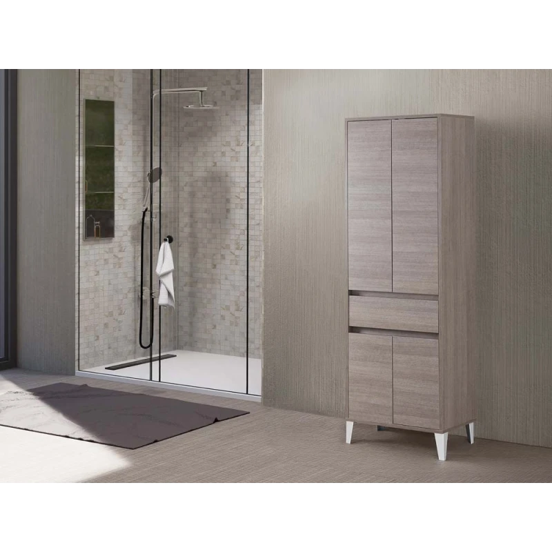 Colonna bagno Feridras Mondo 2.0 in rovere scuro