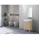 Feridras Stella 55 cm - mobile bagno rovere con lavabo ceramica