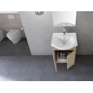 Feridras Stella 55 cm - mobile bagno rovere con lavabo ceramica
