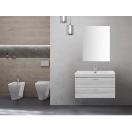 Feridras Stella 80 cm — mobile bagno sospeso grigio