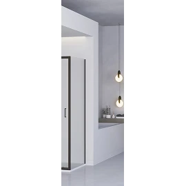 Porta fissa Feridras T-Special 80 cm profilo nero