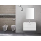 Mobile bagno sospeso Feridras Stella 80 cm bianco lucido