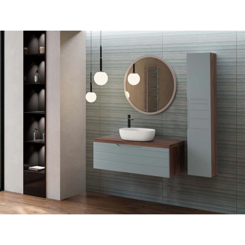 Composizione bagno Feridras Amalfi 110 cm verde salvia