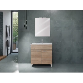 Mobile bagno Greta Feridras in rovere di Tropea
