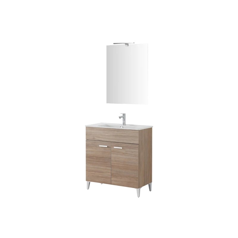 Mobile bagno Greta Feridras in rovere di Tropea
