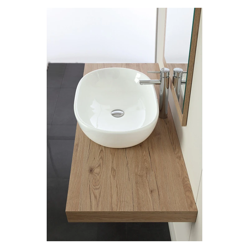 Mobile bagno sospeso Feridras Shelf 120 cm rovere