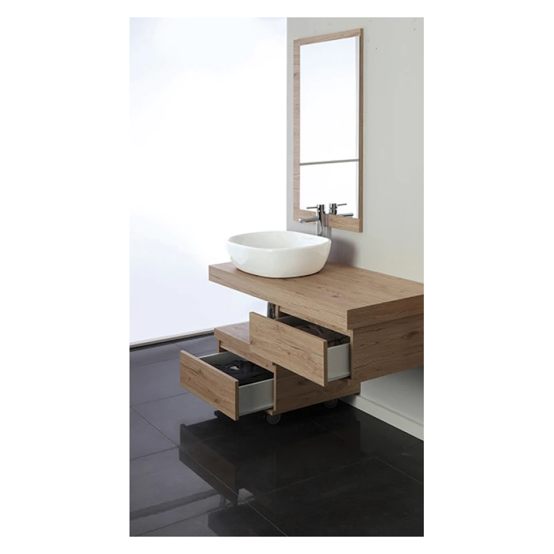 Mobile bagno sospeso Feridras Shelf 120 cm rovere