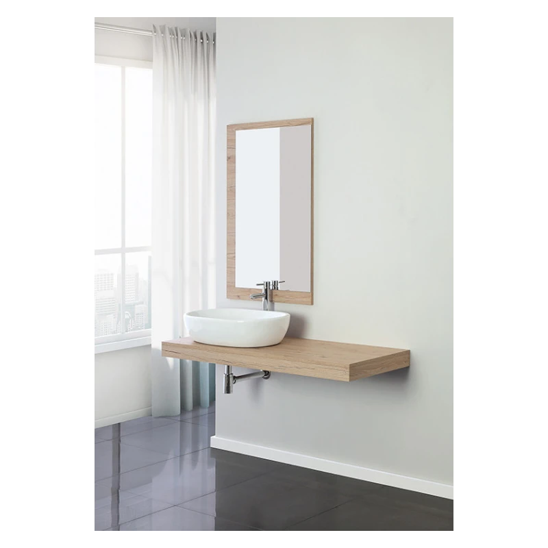 Mobile bagno sospeso Feridras Shelf 120 cm rovere