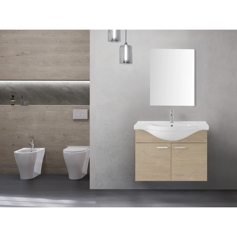 Mobile bagno Stella Feridras 80 cm rovere