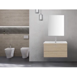Composizione bagno Feridras Stella 80 cm in rovere