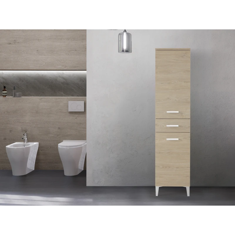 Colonna bagno Feridras Stella in rovere dolomite