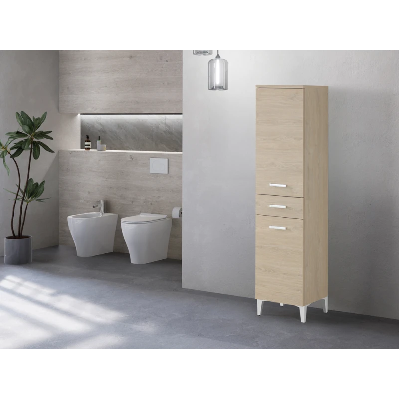 Colonna bagno Feridras Stella in rovere dolomite