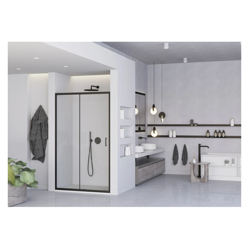 Porta scorrevole Feridras T-Special 140 cm nero opaco
