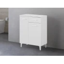 Base colonna Stella Feridras 60 cm bianco lucido